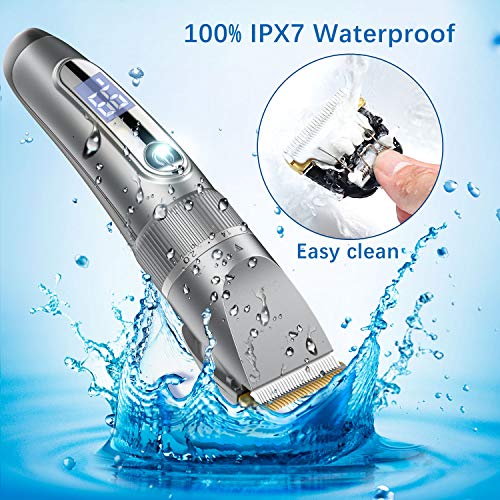 GOOLEEN Hair Clippers for Men Cordless Hair Trimmer Beard Trimmer...