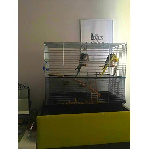Gosear Bird Cage Skirt, Bird Cage Cover Soft Ventilated Mesh Pet ...