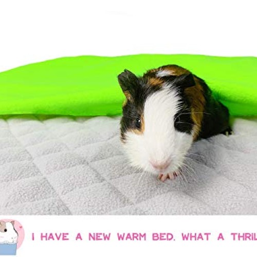 GOSMOO MKT Small Animals Guinea Pig Reusable Pee Pad Bed House Wa...