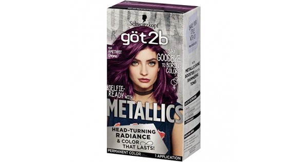3. Got2b Metallic Permanent Hair Color, M69 Amethyst Chrome - wide 5