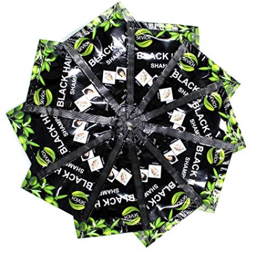 Instanty Black Hair Dye,Semi Permanent Shampoo,2 In 1 Black Hair ...