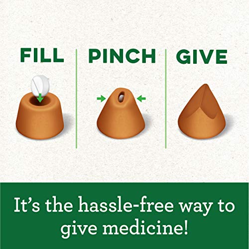 FELINE GREENIES PILL POCKETS for Cats Natural Soft Cat Treats, Ch...