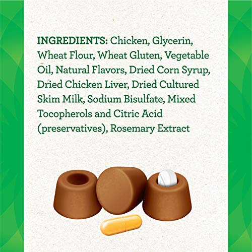 FELINE GREENIES PILL POCKETS for Cats Natural Soft Cat Treats, Ch...