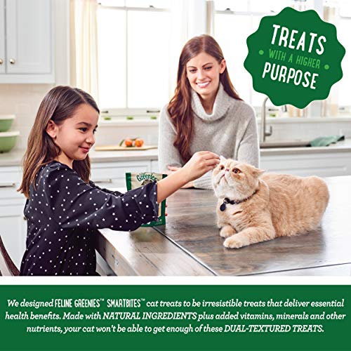 Greenies FELINE GREENIES SMARTBITES Healthy Skin and Fur Cat Trea...
