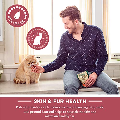 Greenies Feline SMARTBITES Healthy Skin and Fur, Chicken , 4.6 Oz