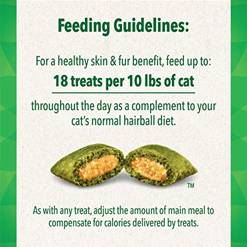 Greenies Feline SMARTBITES Healthy Skin and Fur, Chicken , 4.6 Oz