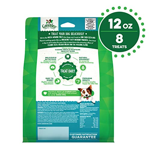 GREENIES Large Natural Dog Dental Care Chews Oral Health Dog Trea...