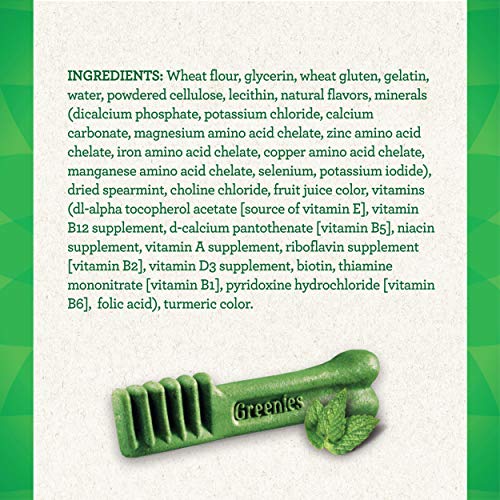 GREENIES Large Natural Dog Dental Care Chews Oral Health Dog Trea...