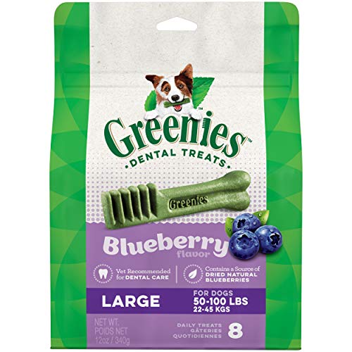 GREENIES Large Natural Dog Dental Care Chews Oral Health Dog Trea...