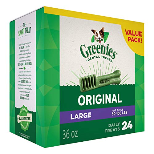 GREENIES Original Large Natural Dog Dental Care Chews Oral Health...