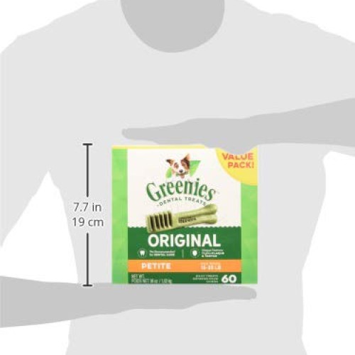 GREENIES Original Petite Natural Dog Dental Care Chews Oral Healt...