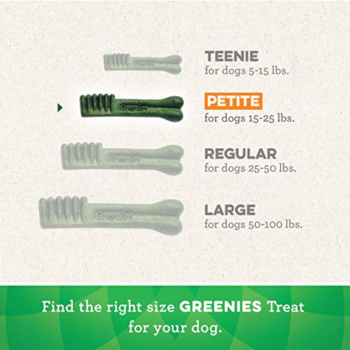 GREENIES Original Petite Natural Dog Dental Care Chews Oral Healt...