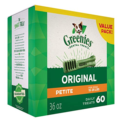 GREENIES Original Petite Natural Dog Dental Care Chews Oral Healt...