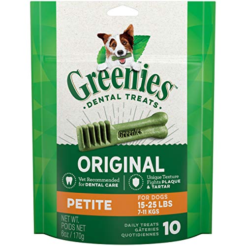 GREENIES Original Petite Natural Dog Dental Care Chews Oral Healt...