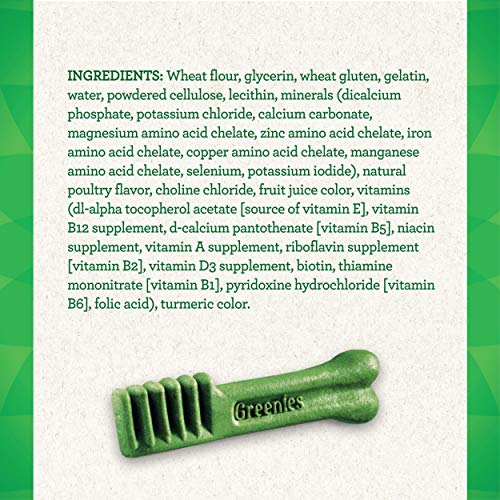 GREENIES Original TEENIE Natural Dog Dental Care Chews Oral Healt...
