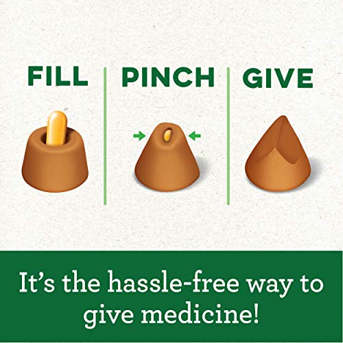 GREENIES PILL POCKETS Capsule Size Natural Dog Treats Chicken Fla...