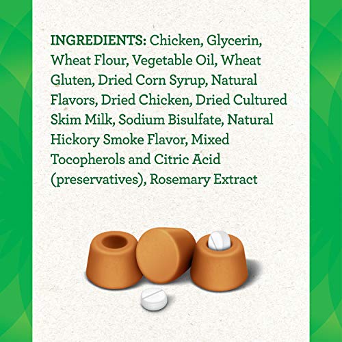 GREENIES PILL POCKETS for Dogs Tablet Size Natural Soft Dog Treat...