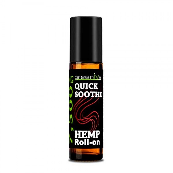 7,500mg Hemp Roll-On Quick Soothe Therapeutic Essential Oil Blend...