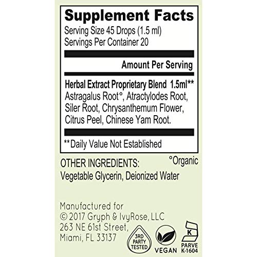 Gryph and IvyRose Forceshield Immune System Support for Kids - As...