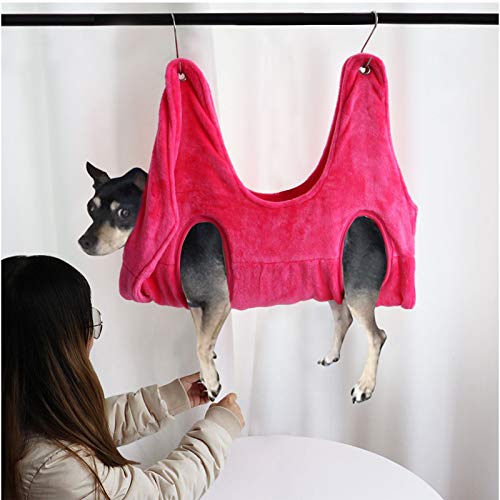 GSJDD Dog Grooming Sling, Pet Hammock Assistant 2 in 1 Dry Towel,...