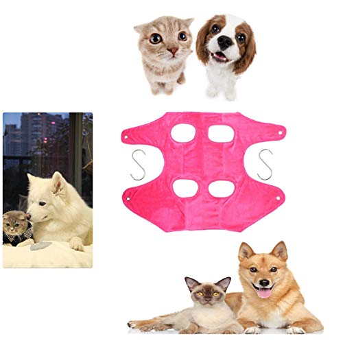 GSJDD Dog Grooming Sling, Pet Hammock Assistant 2 in 1 Dry Towel,...