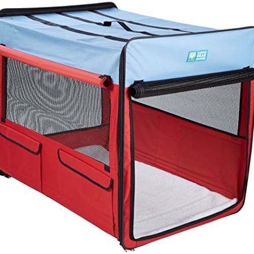 Guardian Gear Collapsible Folding Soft Portable Dog Crate XL for ...
