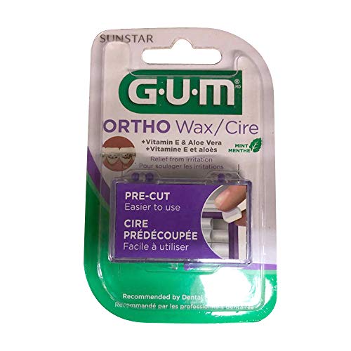 G-U-M Ortho Wax, Mint - each, Pack of 3