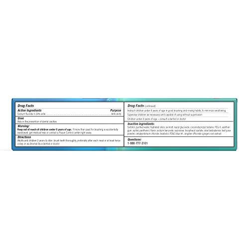 GUM-1804R Hydral Anti-Cavity Toothpaste, Gentle Mint Formula, SLS...