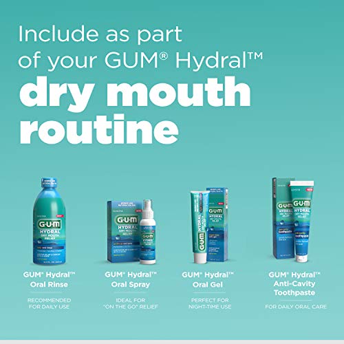 GUM-1804R Hydral Anti-Cavity Toothpaste, Gentle Mint Formula, SLS...