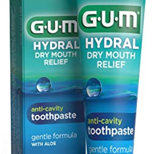 GUM-1804R Hydral Anti-Cavity Toothpaste, Gentle Mint Formula, SLS...