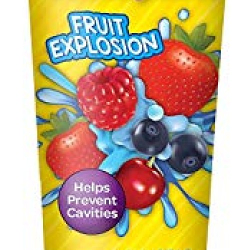 GUM - 4051R Crayola Anti-Cavity Fluoride Kids Toothpaste, Fruit E...