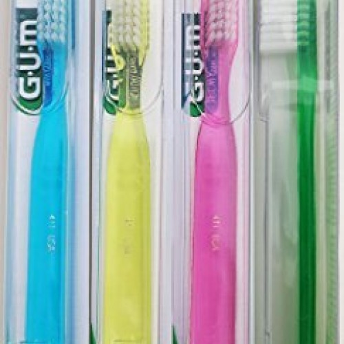 GUM 411 Classic Toothbrush Full - Soft - With Stimulator 12 Pack