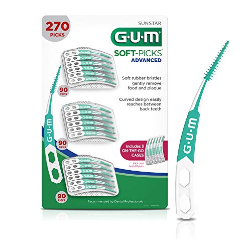 GUM-6505A Soft-Picks Advanced Dental Picks Pack of 270