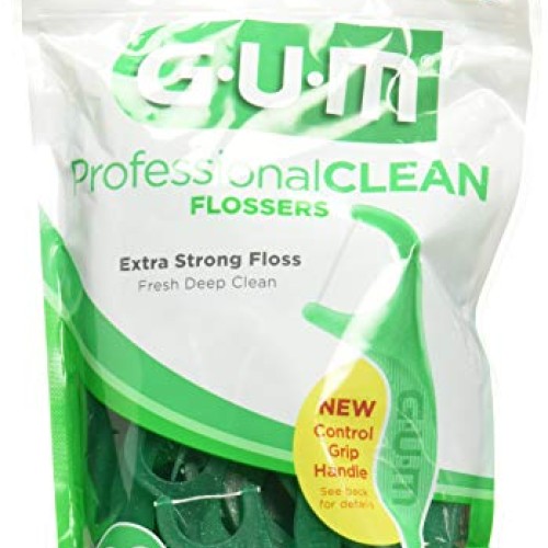 Gum Eez-Thru Flossers Mint, 90 count Pack of 3