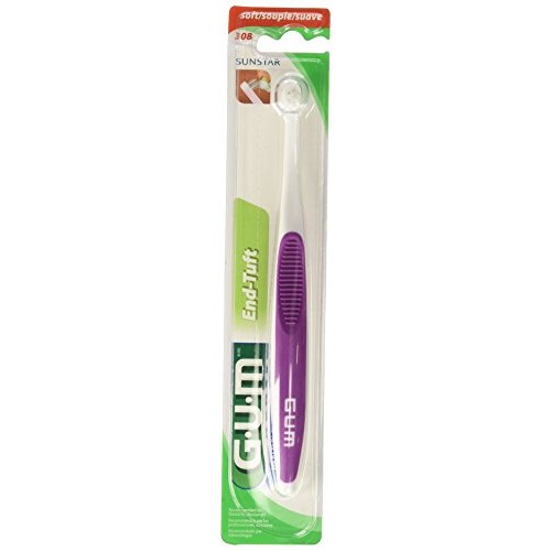GUM End-Tuft Toothbrush, Implants, Furcations, Ortho Maintenance,...