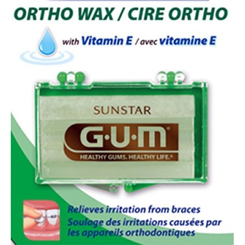 GUM Orthodontic Wax, Original + Vitamin E, Bulk Pack 24