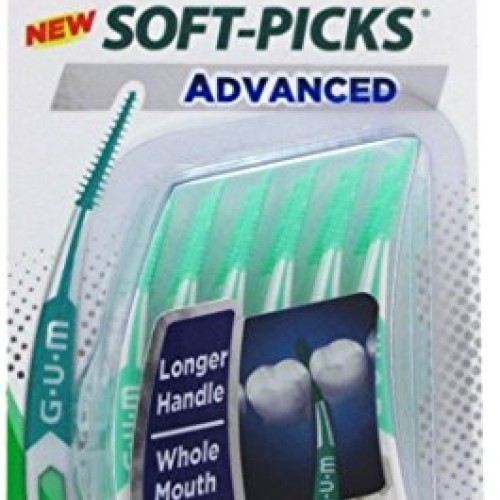 GUM Soft-Picks Advanced, 60 Count Pack of 2