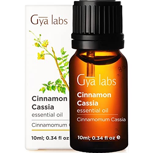 Gya Labs Cinnamon Cassia Essential Oil for Pain Relief - Cinnamon...