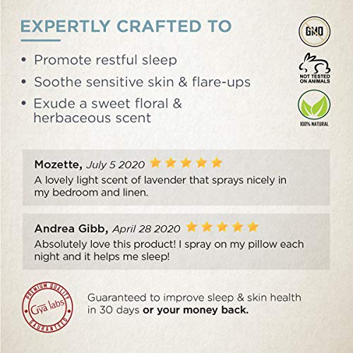 Gya Labs Lavender Spray for Sleep and Skin Care - Face Mist Spray...