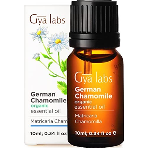 Gya Labs Organic German Chamomile Essential Oil - Breakouts Treat...