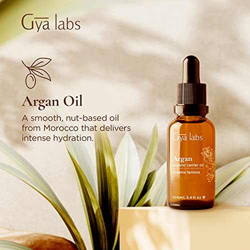 Gya Labs Organic Moroccan Argan Oil For Hair and Skin - Reduce Fr...