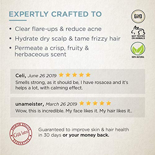 Gya Labs Roman Chamomile Hydrosol for Skin Care and Hair Care - C...