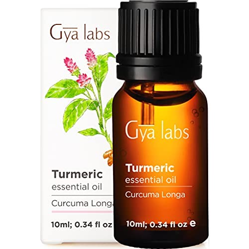 Gya Labs Turmeric Essential Oil for Pain Relief and Skin Care - T...