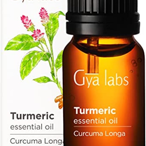 Gya Labs Turmeric Essential Oil for Pain Relief and Skin Care - T...