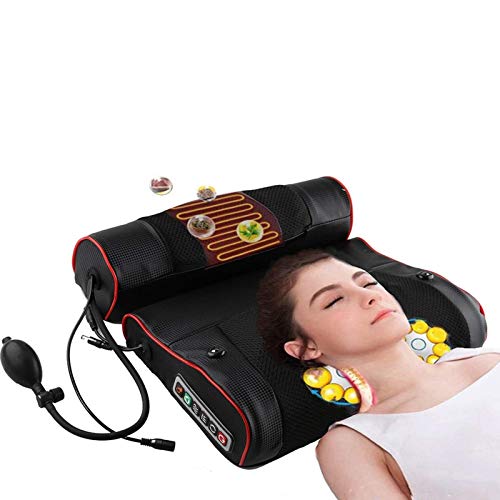 Gymqian Neck and Back Massager Pillow, 2 in 1 Electric Neck Relax...