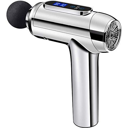 Gymqian Ultra Quiet Portable Fascia Gun Handheld Percussion Massa...