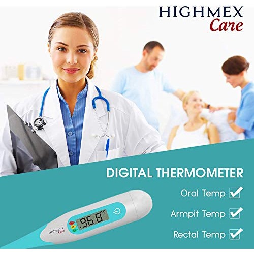 Upgraded 2020 Model Thermometer for Oral Rectal Armpit & Undera...