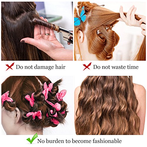 30pcs Hair Rollers - HailiCare Foam Hair Roller for Hair DIY - Fl...