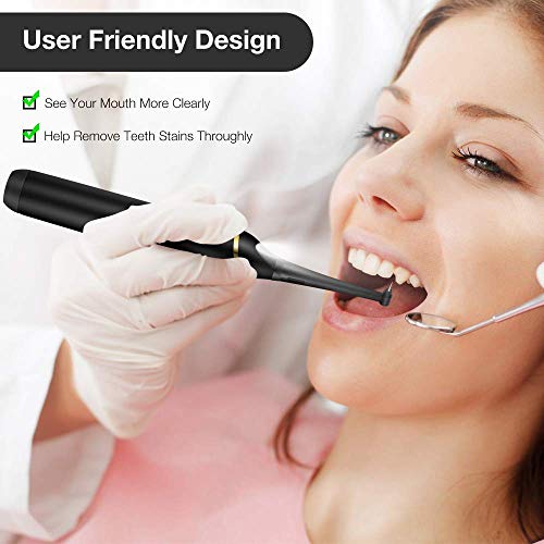 Electric Dental Calculus Remover with LED, HailiCare Tooth Tartar...