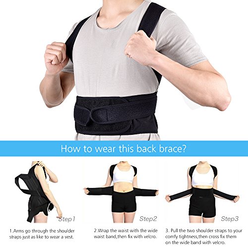 HailiCare Posture Corrector for Men and Women, Upper Back Brace f...
